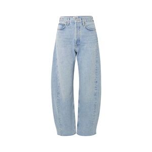 AGOLDE Luna High Rise Pieced Tapered Jeans in Void